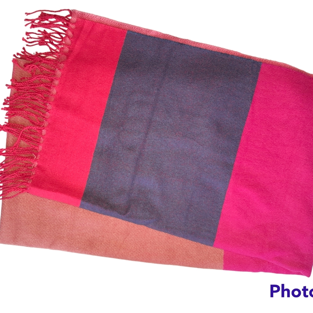Multi Color Block Scarf
